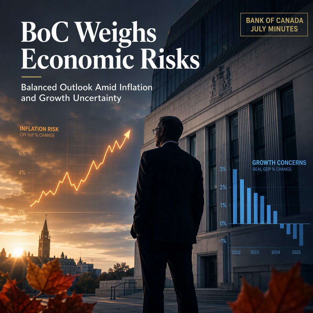 Bank of Canada Flags Balanced Economic Risks Amid Inflation and Growth Uncertainty
