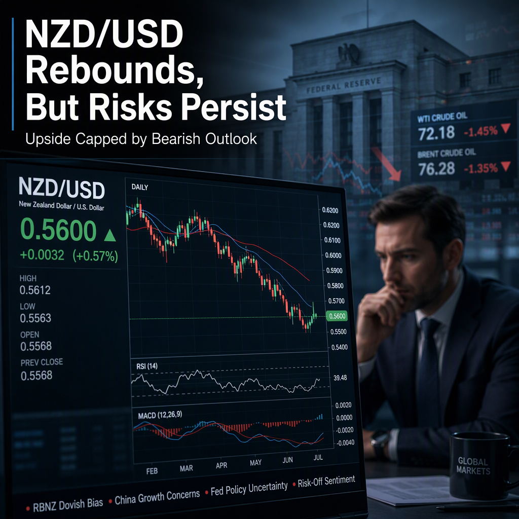 NZD/USD Recovers from Year-to-Date Low but Upside Remains Capped Amid Bearish Outlook