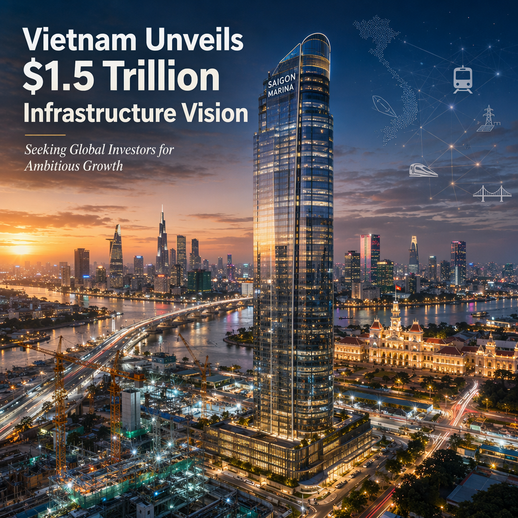 Vietnam Launches $1.5 Trillion Infrastructure Drive, Seeks Global Investors for Growth Ambitions
