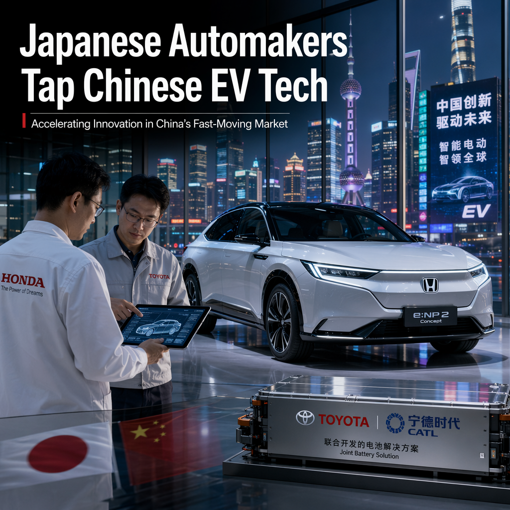 Honda and Toyota Turn to Chinese EV Technology to Boost Competitiveness in China