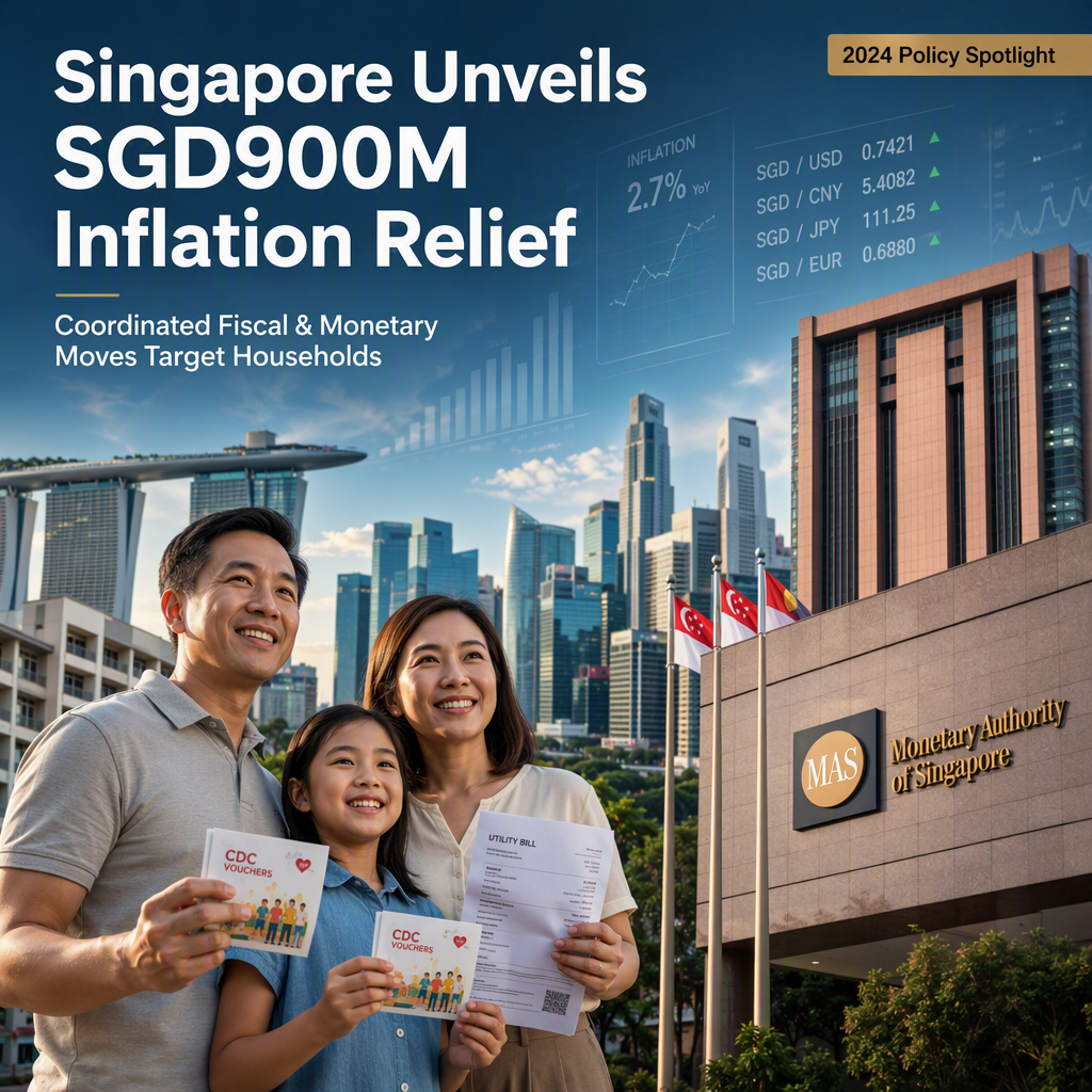 Singapore Unveils SGD900 Million Support Package Alongside Calibrated Monetary Tightening to Tackle Inflation