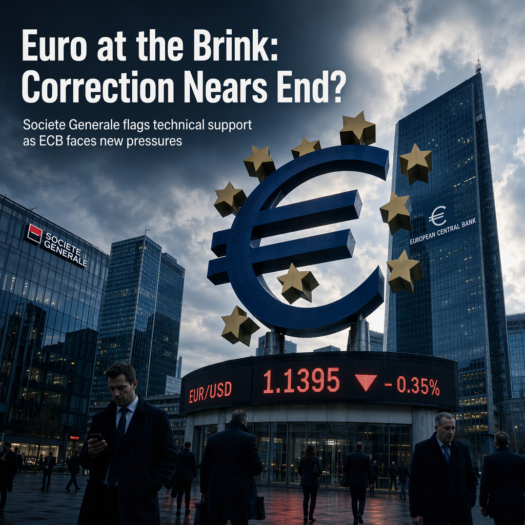 Euro Struggles Near Key Support as Societe Generale Flags Correction May Be Ending