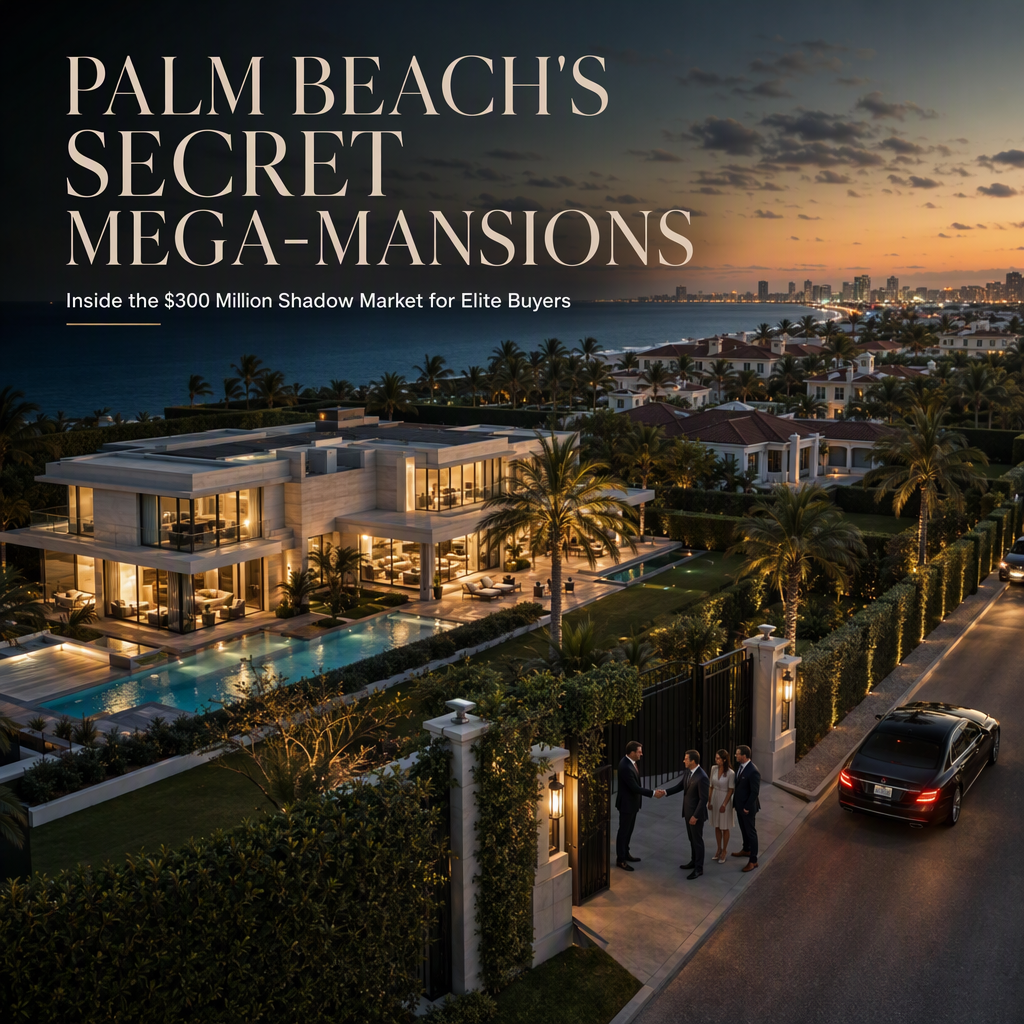 Palm Beach's Hidden 'Shadow Market' Reveals $300 Million Mega-Mansions for Discerning Buyers