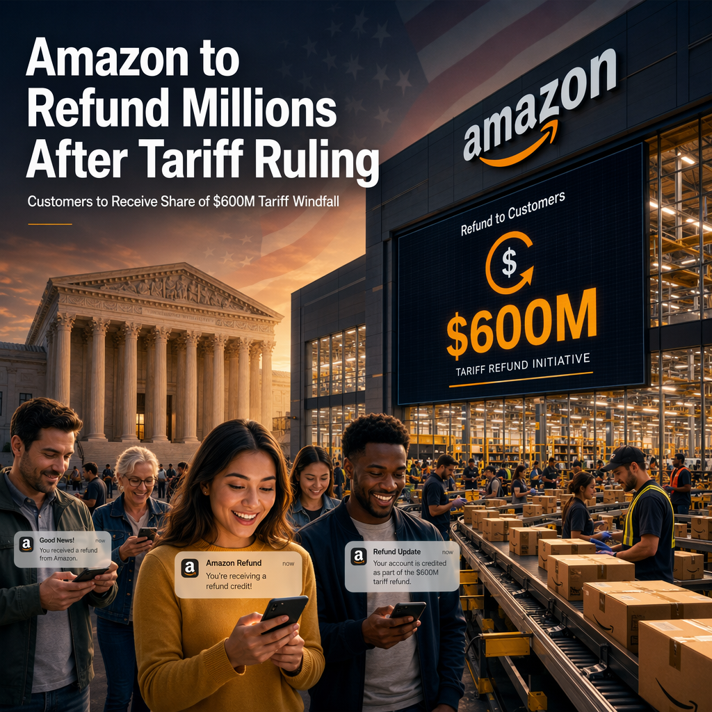 Amazon to Return Portion of $600 Million Tariff Refunds to Customers After Supreme Court Ruling