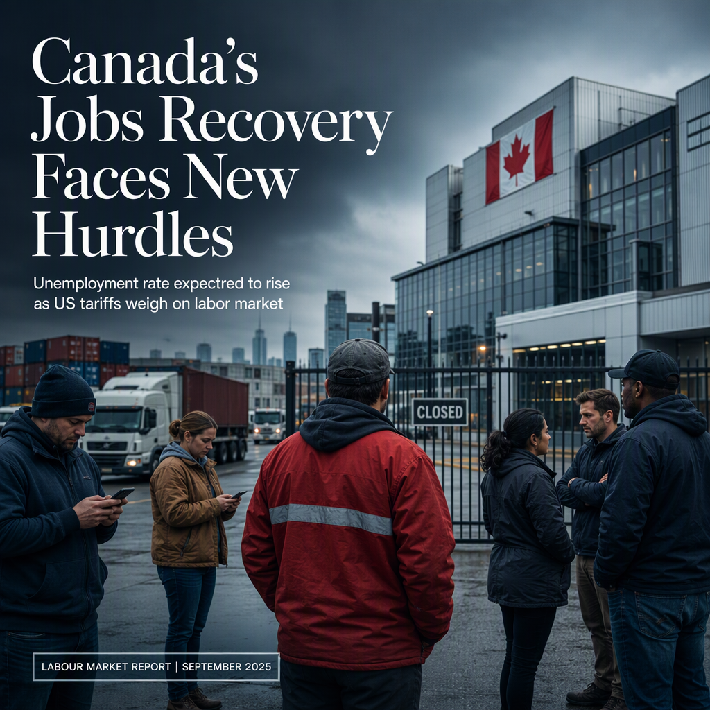 Canada's Unemployment Rate Expected to Rise as US Tariffs Challenge Labor Market Recovery