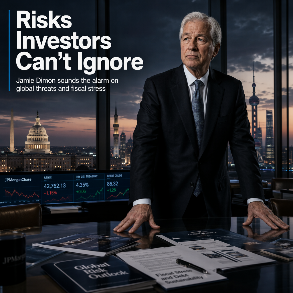JPMorgan CEO Jamie Dimon Warns Investors Are Underestimating Geopolitical and Fiscal Risks
