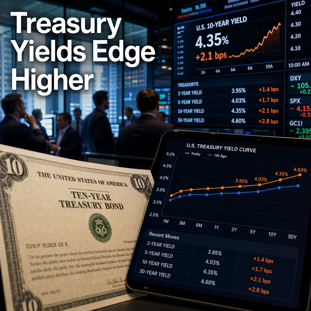 Treasury Yields Rise as Investors Await Key Producer Price Inflation Data