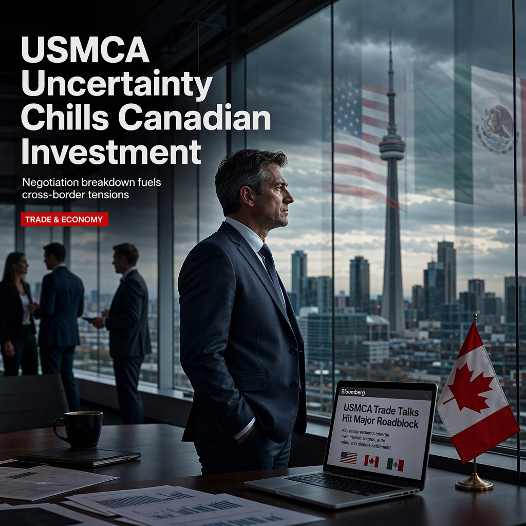 USMCA Trade Uncertainty Sparks Investment Concerns in Canada Amid Ongoing Negotiations