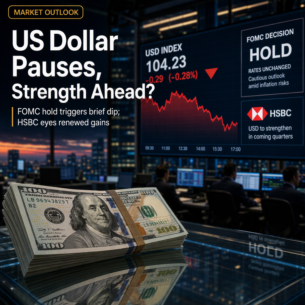 US Dollar Dips After FOMC Hold, But HSBC Expects Renewed Strength