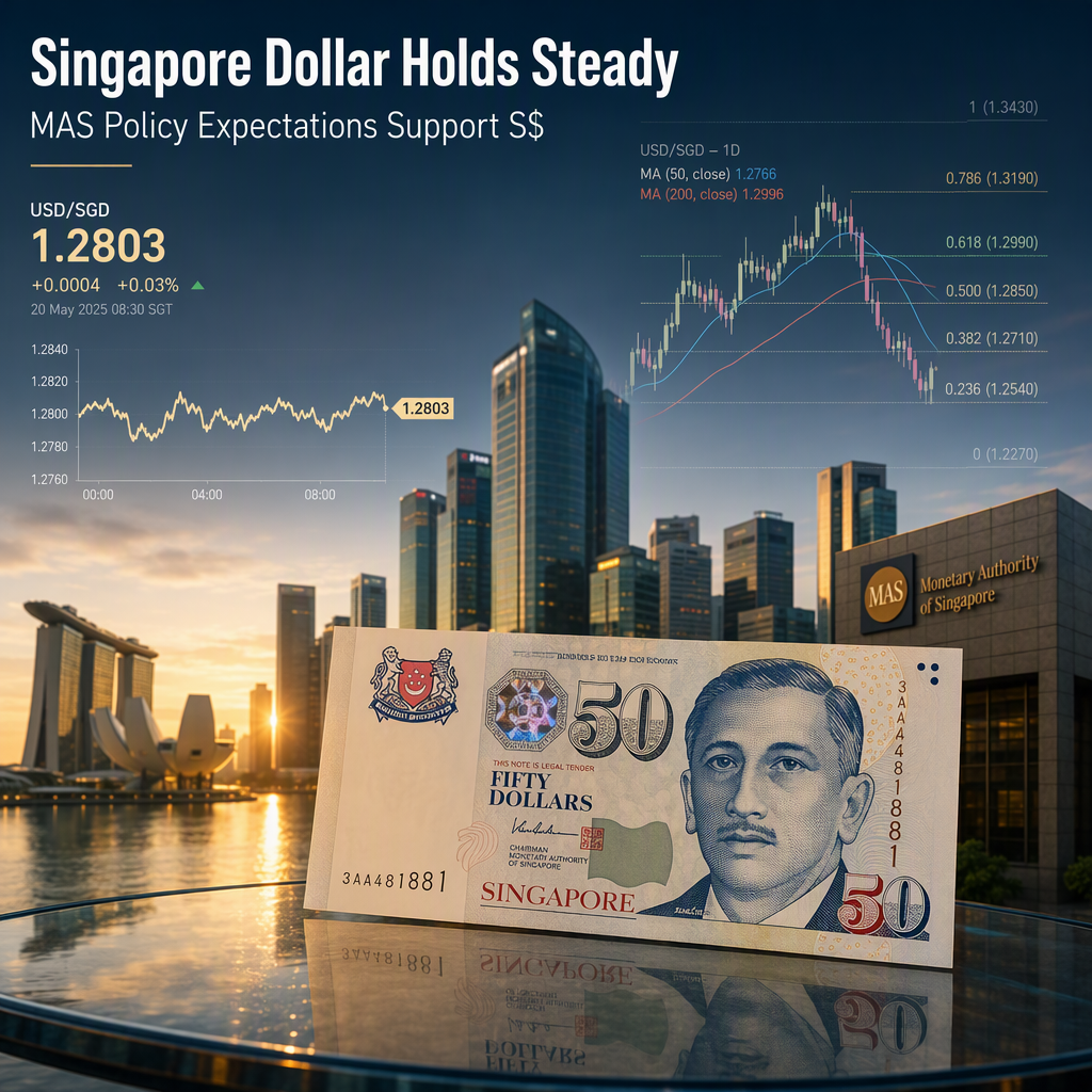 Singapore Dollar Holds Steady as MAS Tightening Expectations Priced In, Says OCBC