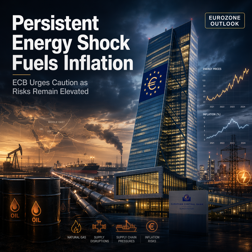 Persistent Energy Shock in Eurozone Heightens Inflation Risks, ECB Remains Cautious