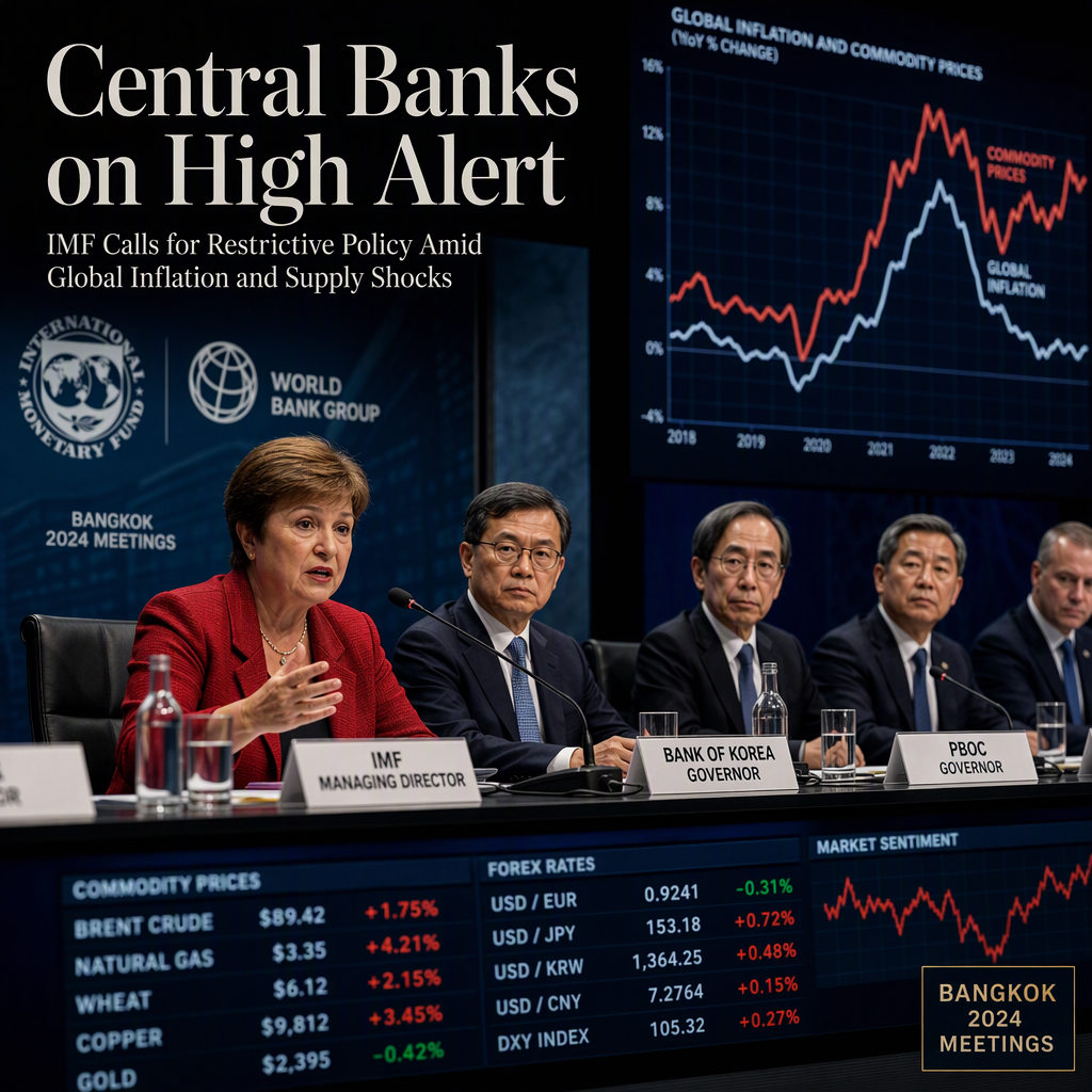 IMF Urges Restrictive Policies as Central Banks Grapple with Inflation Amid Supply Shocks