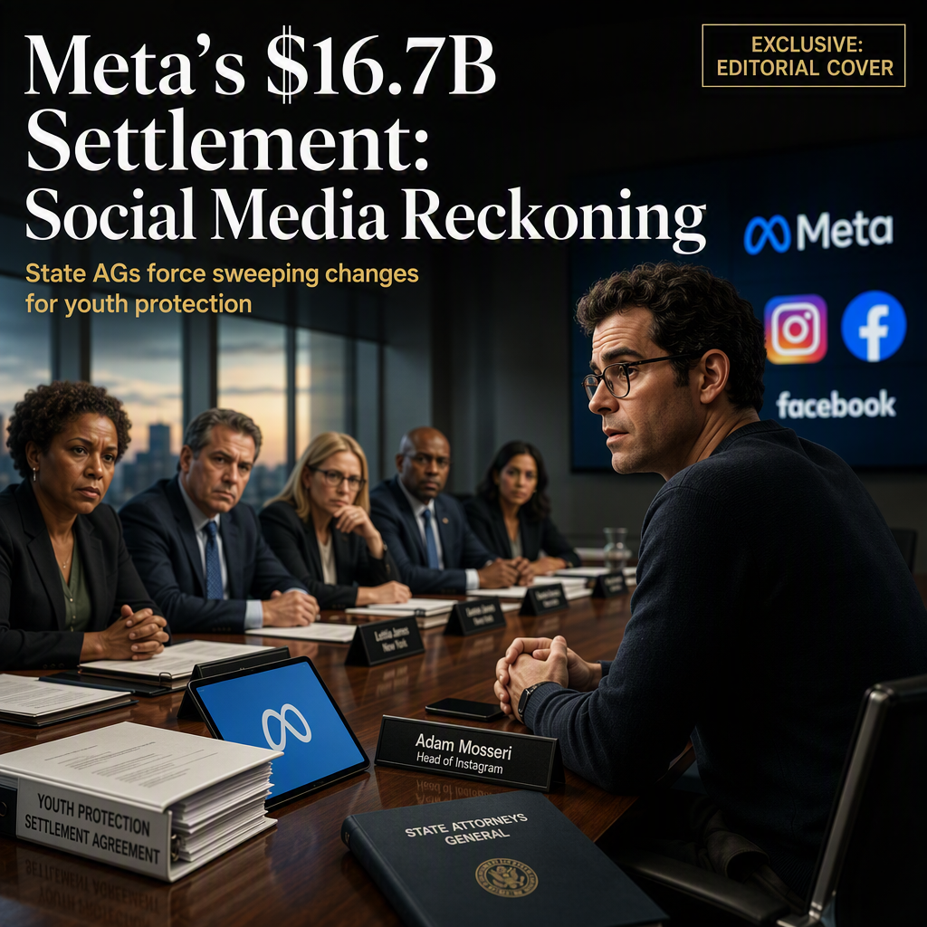 Meta Agrees to $16.7 Billion Settlement with State AGs Over Social Media Addiction Claims