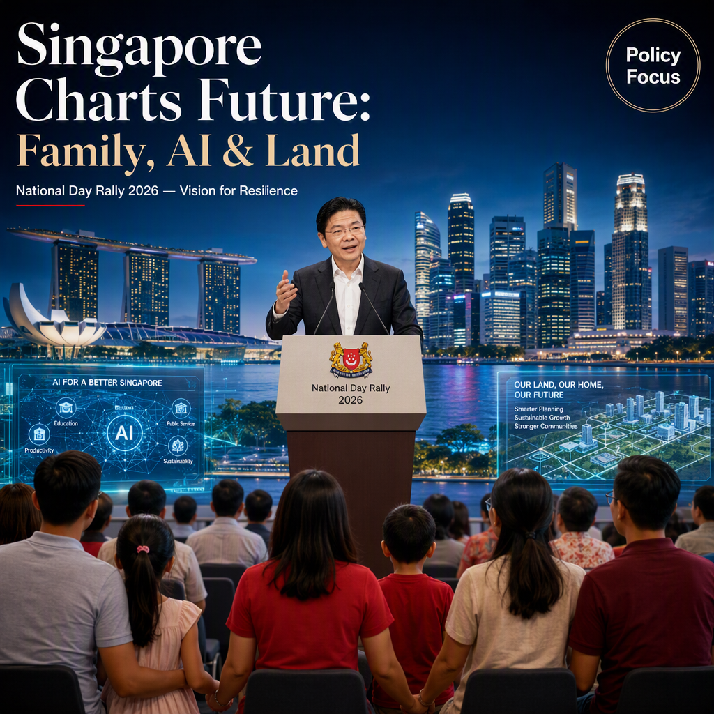 Singapore's National Day Rally 2026 Highlights Family Support, AI, and Long-Term Land Development