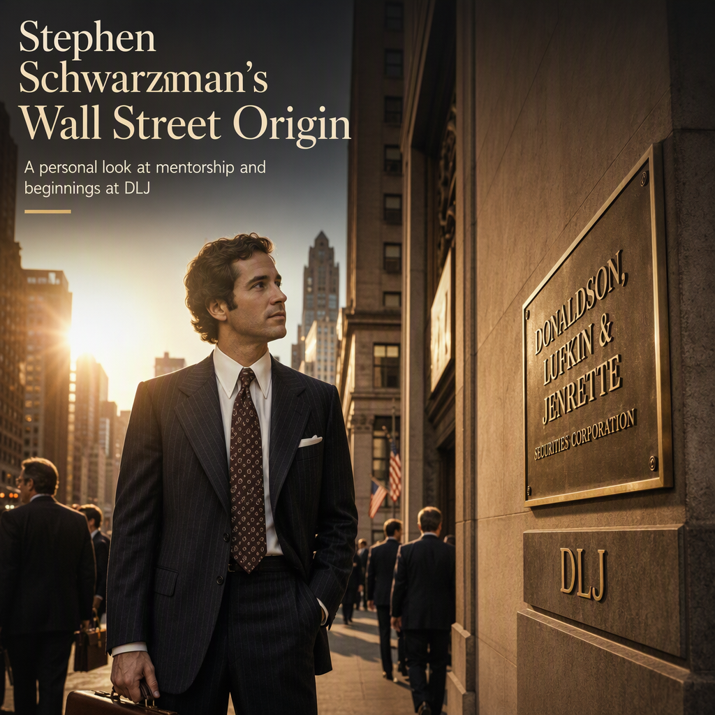 Stephen Schwarzman Reflects on Early Wall Street Beginnings at DLJ