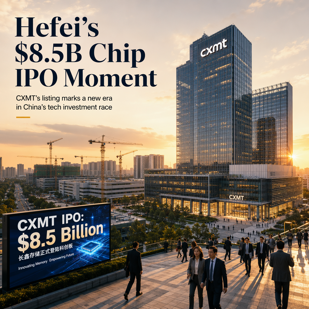 CXMT's $8.5 Billion IPO Marks Milestone for Hefei's Tech Investment Strategy