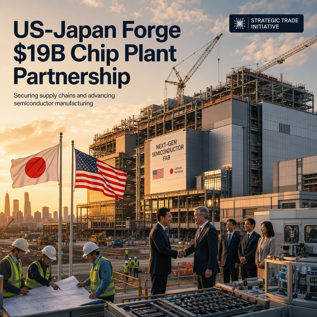 Japan and US Negotiate $19 Billion Semiconductor Plant as Part of Tariff Deal