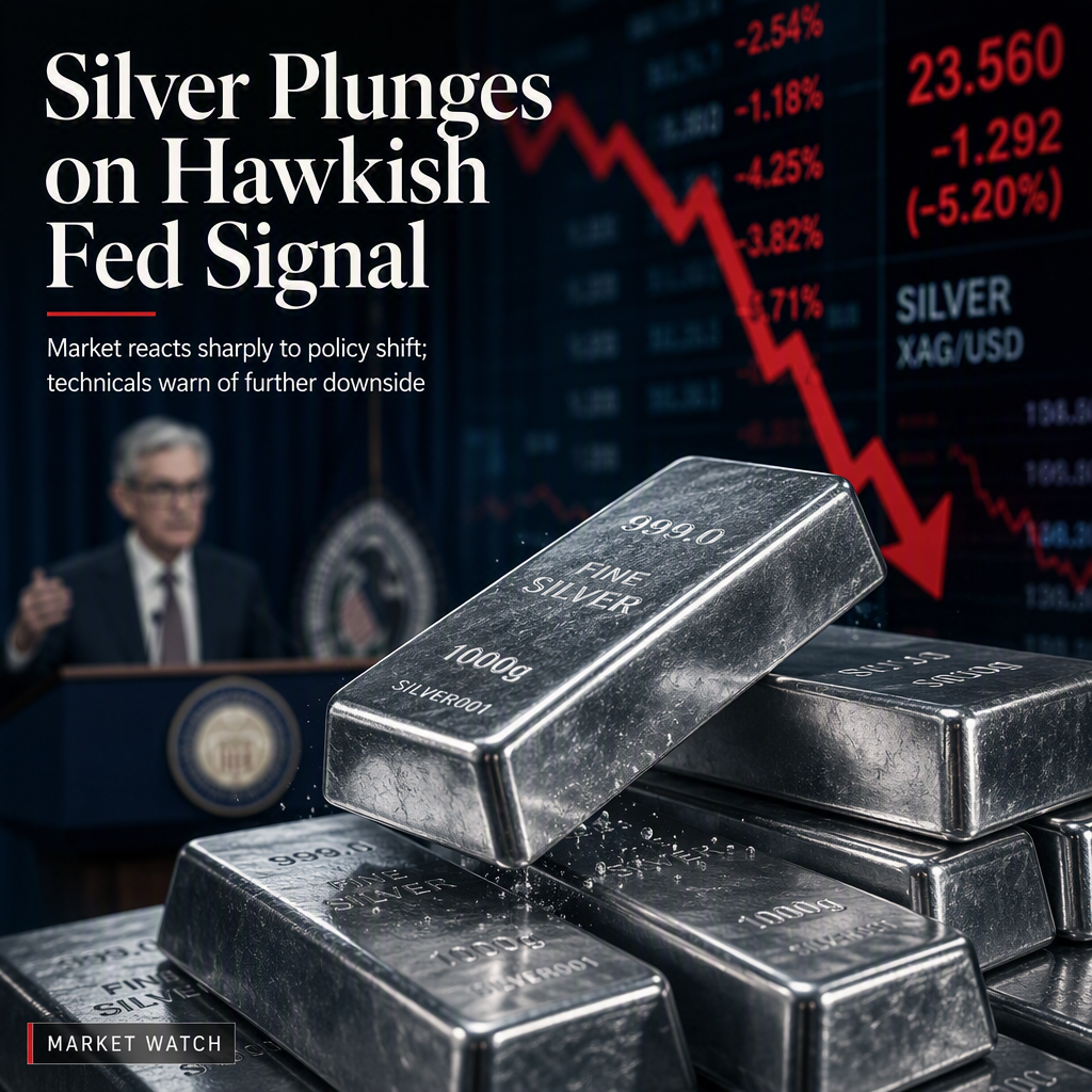 Silver Price Plunges After Hawkish Fed Comments and False Breakout