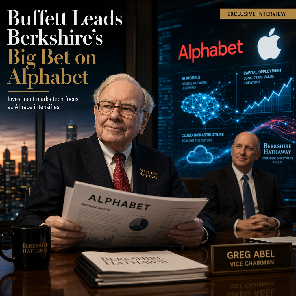 Warren Buffett Confirms He Led Berkshire Hathaway's Major Investment in Alphabet