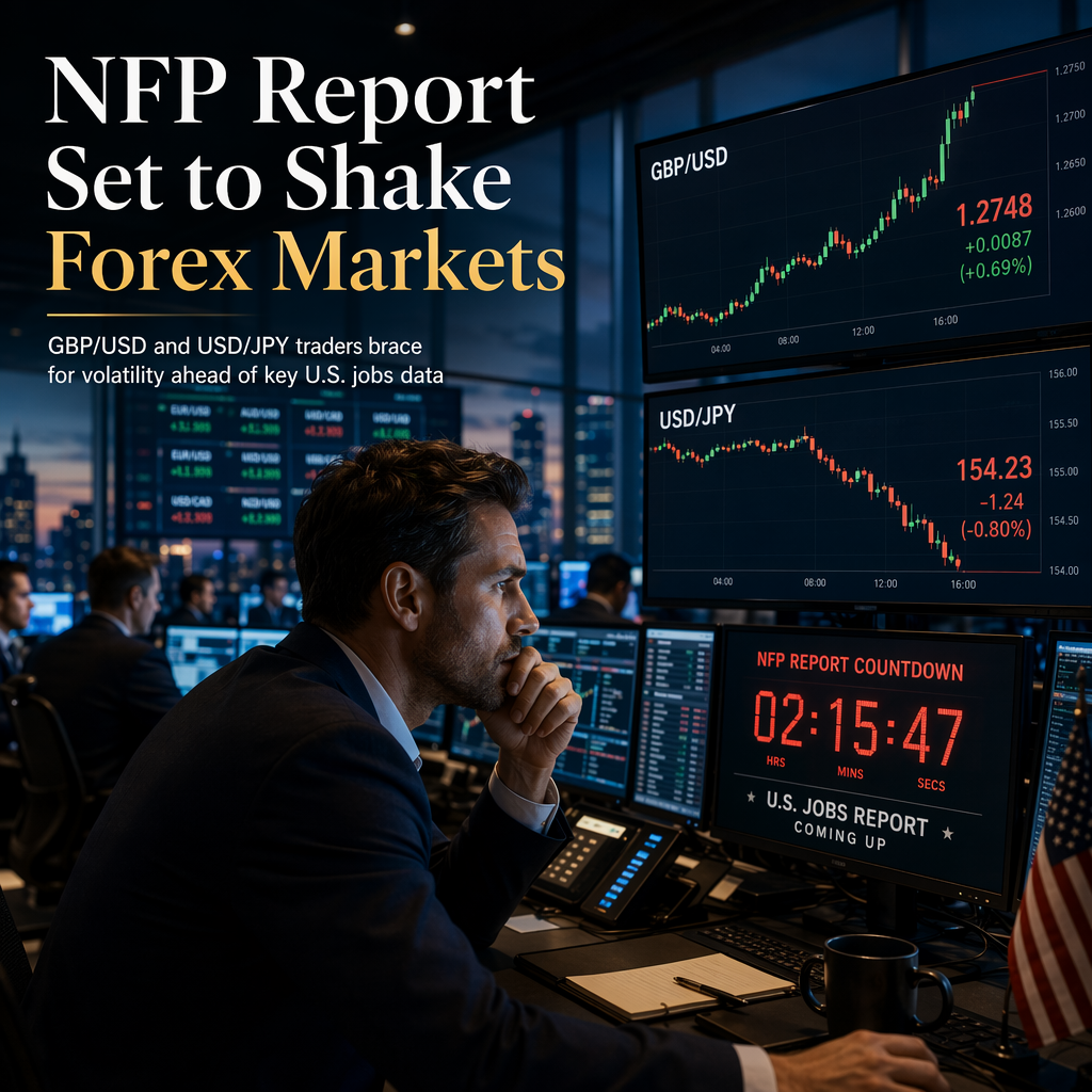 GBP/USD and USD/JPY Poised for Volatility Ahead of Key U.S. Jobs Report
