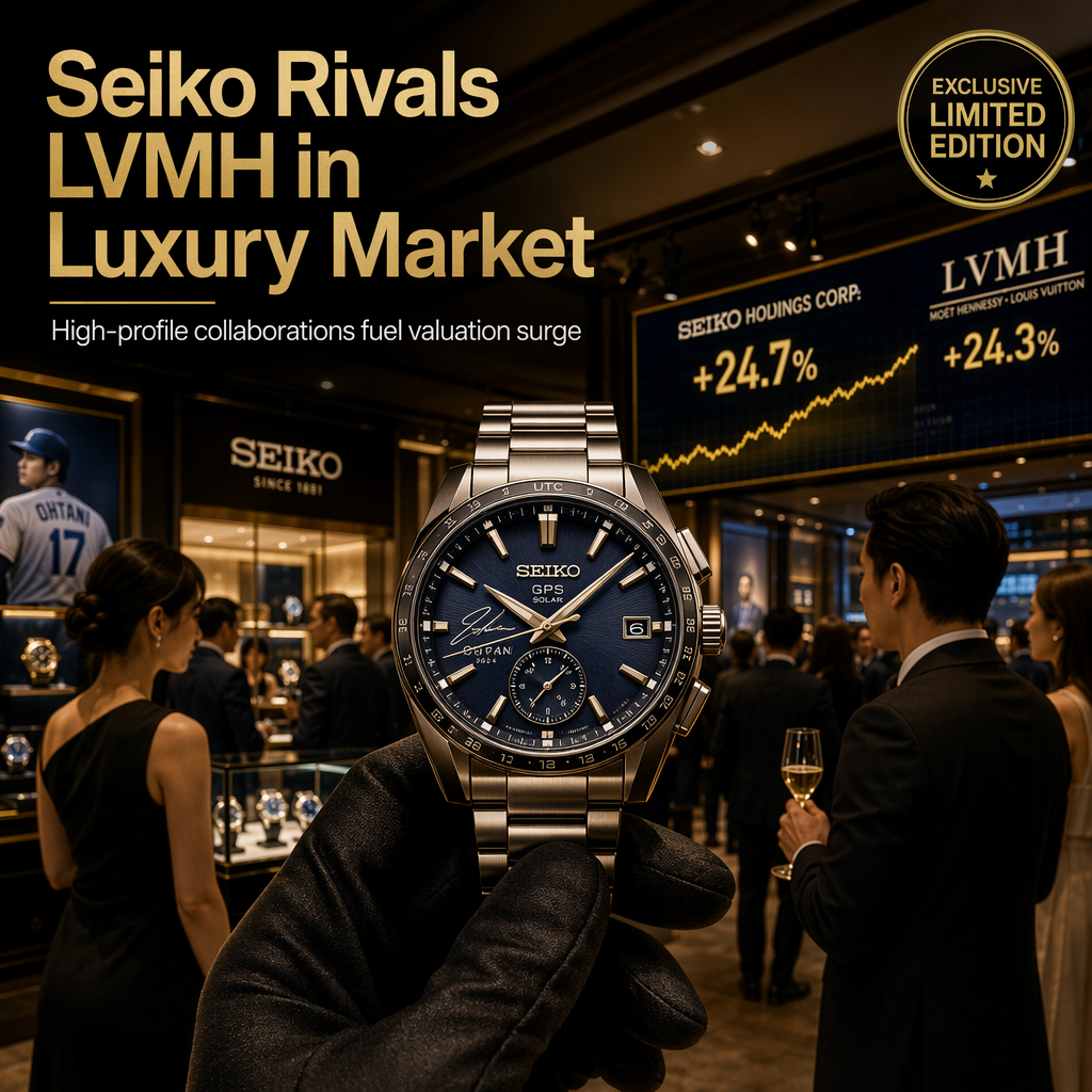 Seiko Matches LVMH on Key Valuation Metric Amid Successful Luxury Pivot