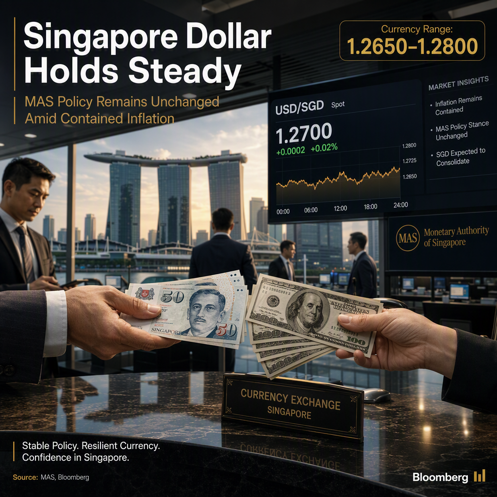 Singapore Dollar Expected to Consolidate Against US Dollar Amid Contained Inflation and Stable MAS Policy