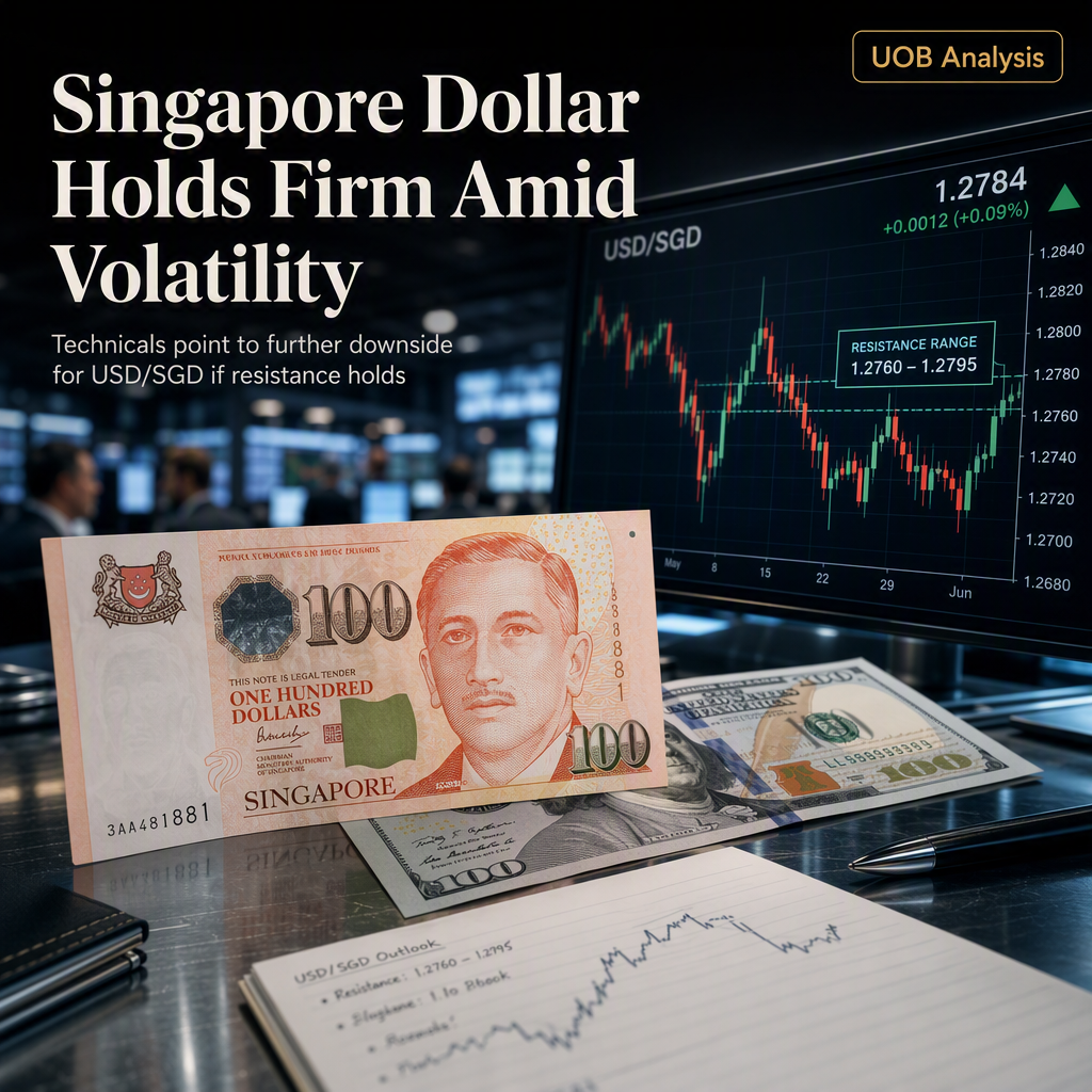 Singapore Dollar Maintains Upside Risk Against US Dollar Amid Recent Volatility