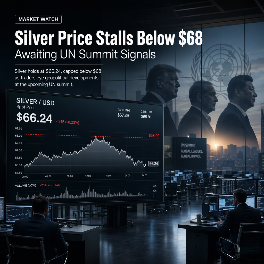 Silver Price Stalls Below $68 as Market Awaits UN Summit Developments