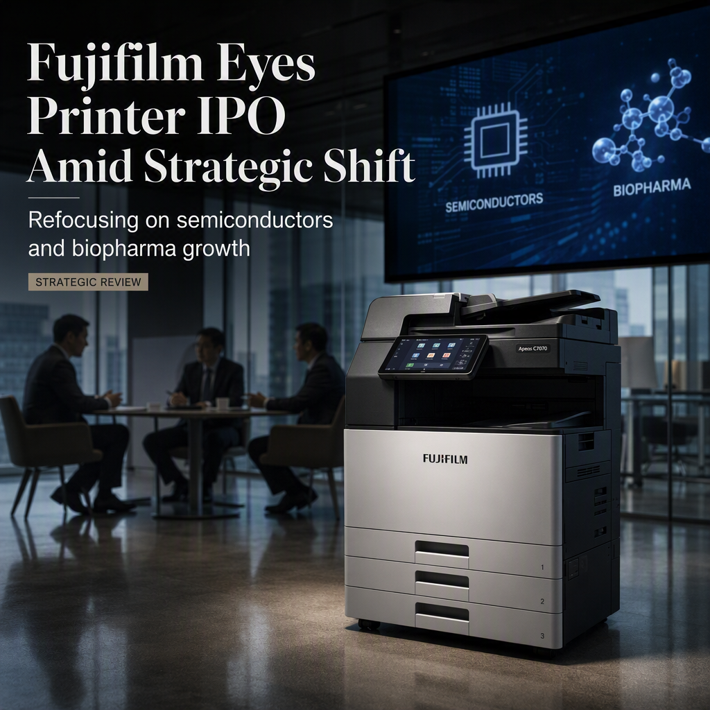Fujifilm Considers Partial Spinoff and IPO of Multifunction Printer Business to Refocus on Growth Sectors