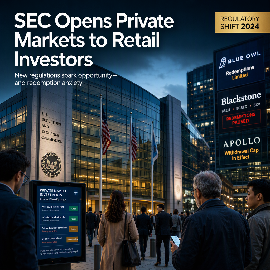 SEC Expands Retail Access to Private Markets Amid Rising Redemption Concerns