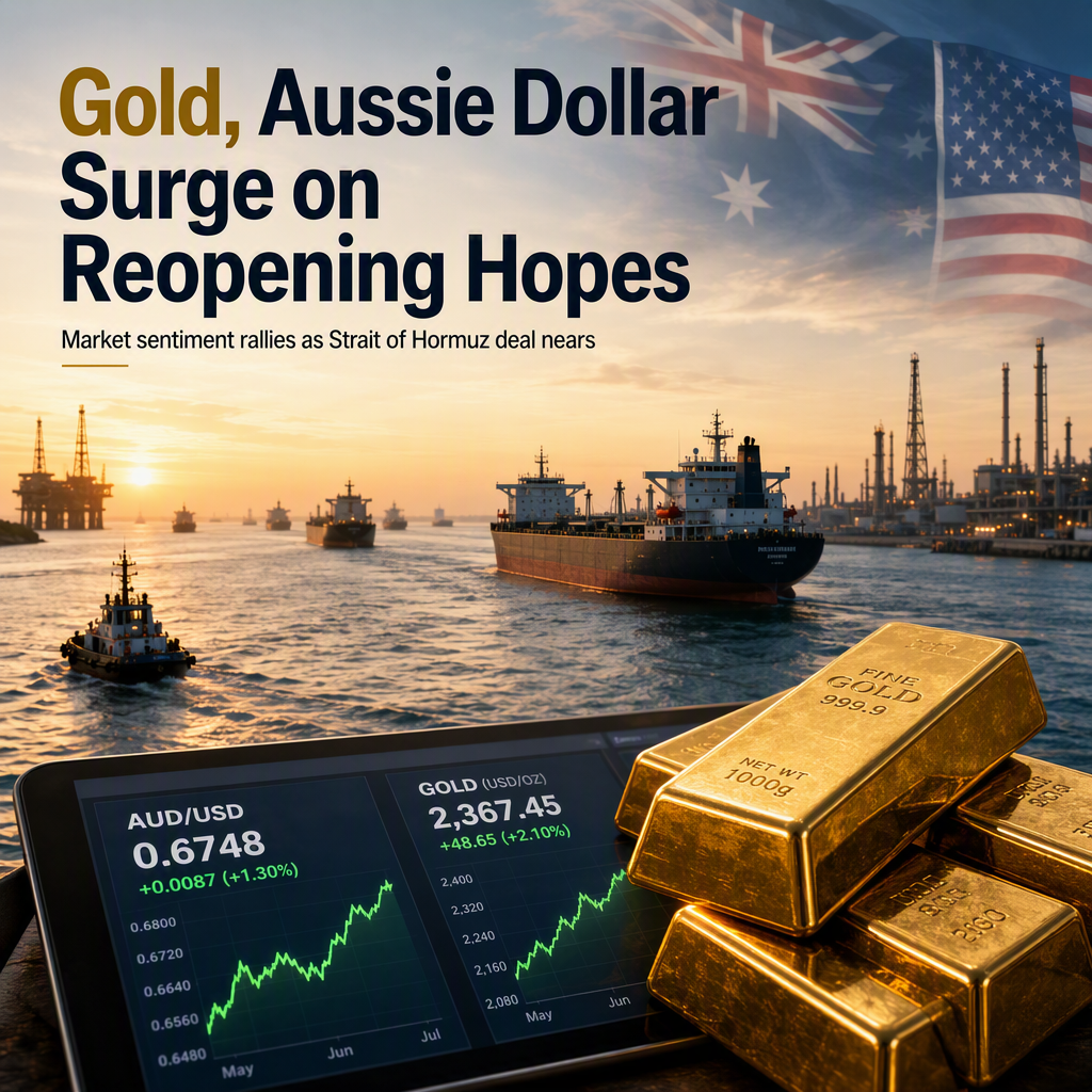 Gold and Australian Dollar Rally as Strait of Hormuz Reopening Prospects Boost Market Sentiment