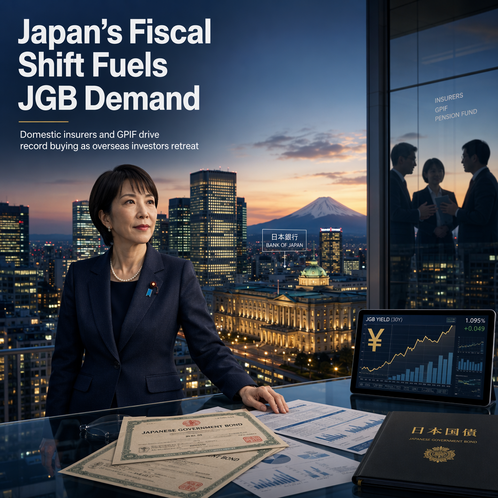 Japan Shifts to Proactive Fiscal Spending as GPIF and Insurers Boost Super-Long JGB Demand