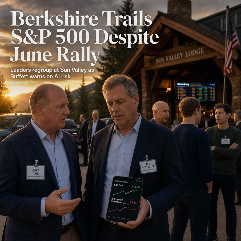 Berkshire Hathaway Lags S&P 500 Despite June Rally; Execs Attend Sun Valley Conference