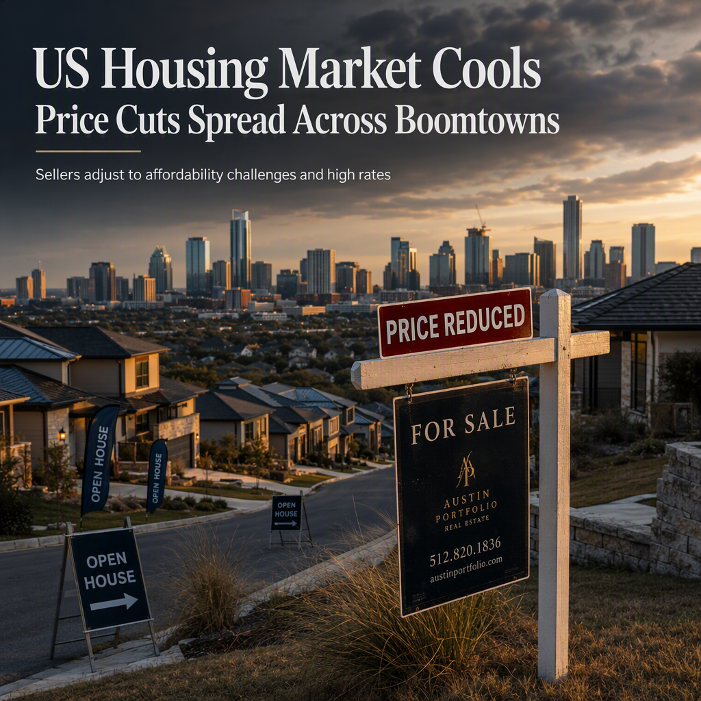 US Housing Market Cools as Home Prices Drop in Major Metro Areas