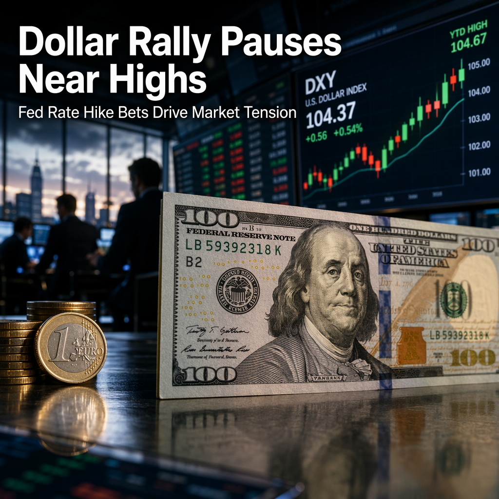 US Dollar Pauses Rally Near Yearly Highs as Fed Rate Hike Bets Surge