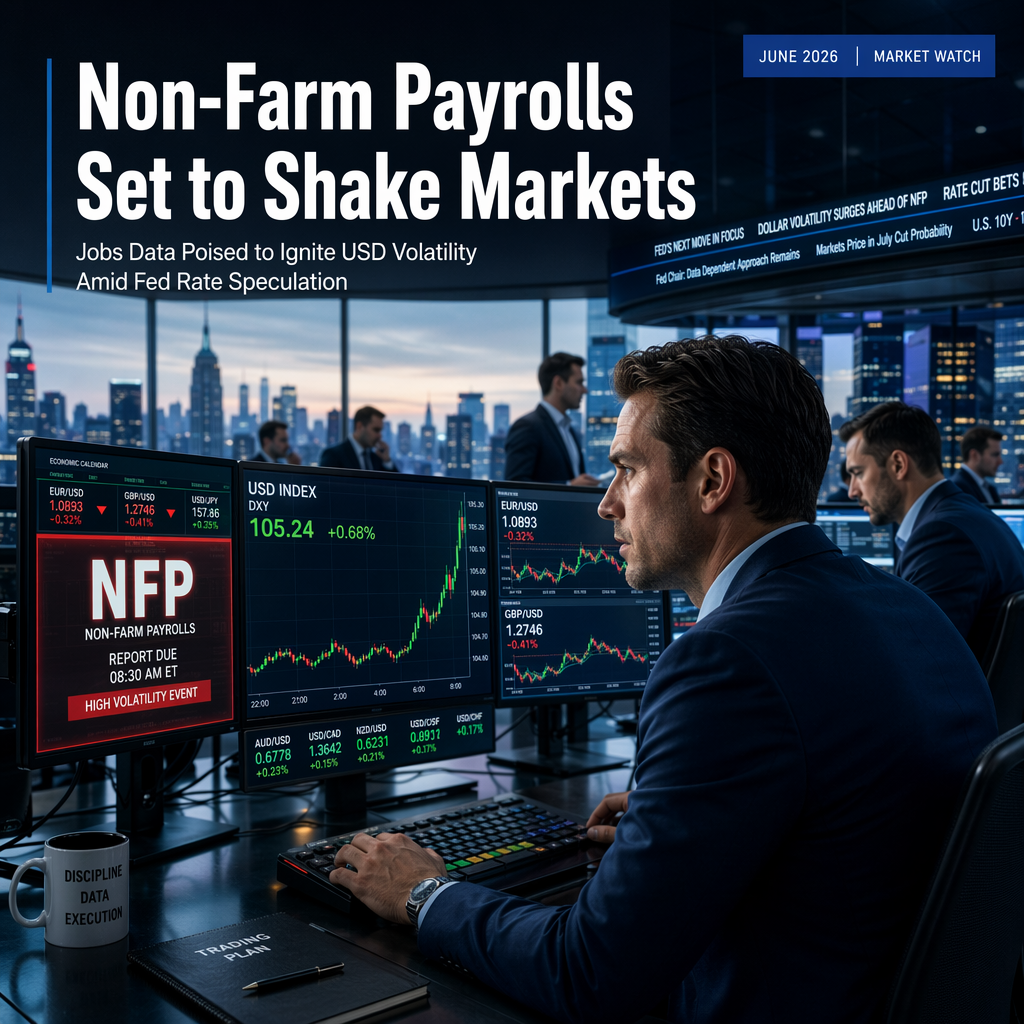 U.S. Non-Farm Payrolls Report Poised to Drive Volatility Amid Fed Rate Speculation