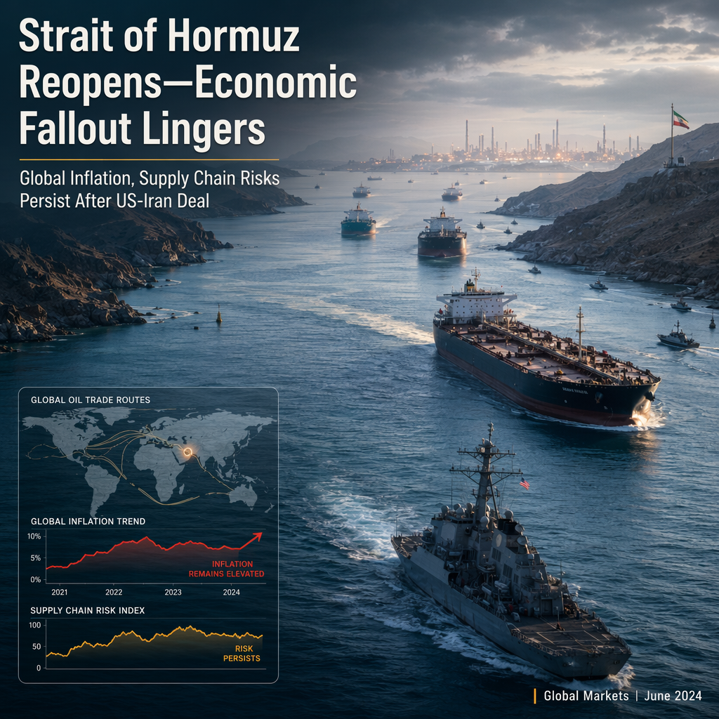 Strait of Hormuz Reopens After US-Iran Deal, But Lingering Economic Fallout and Inflation Risks Remain