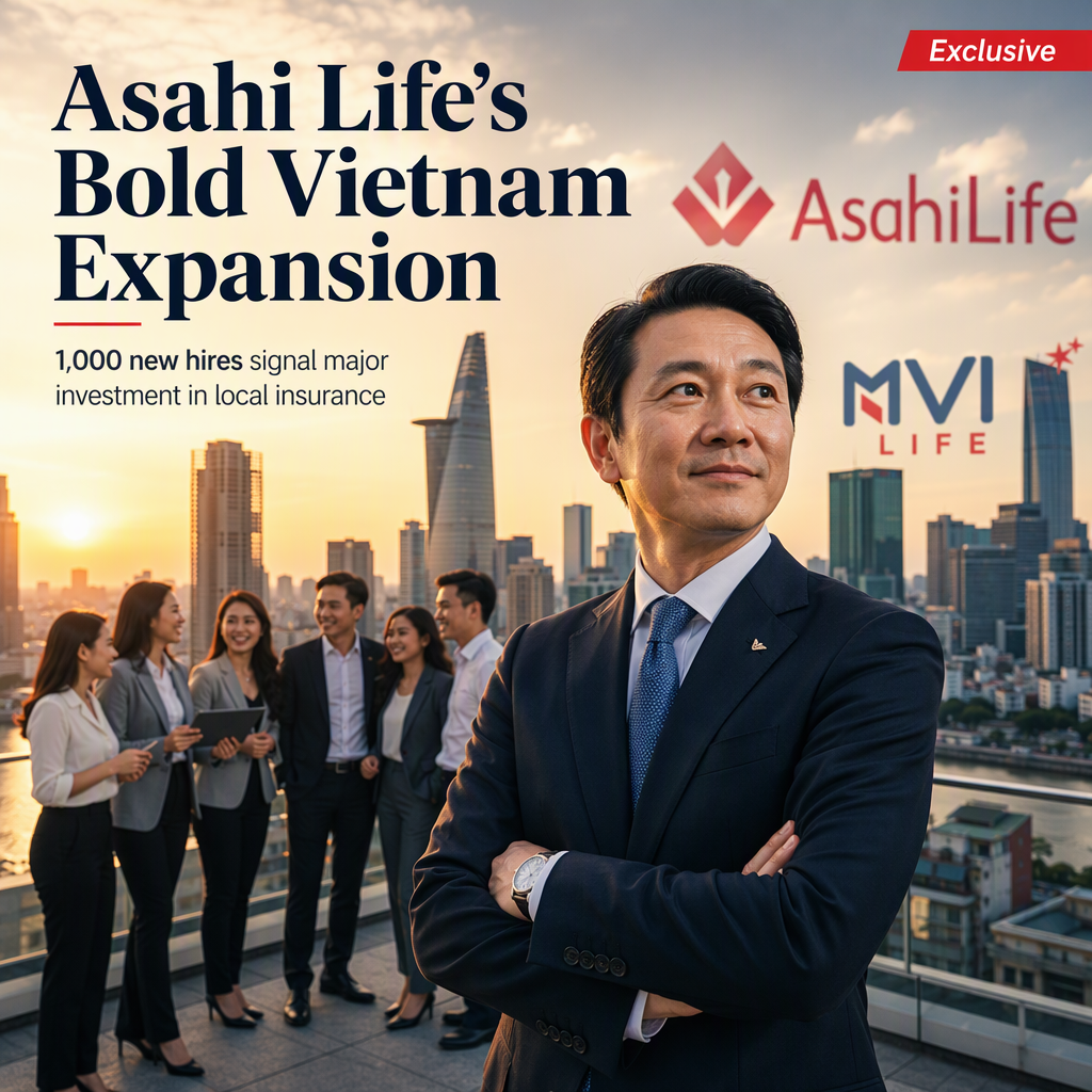 Asahi Life to Hire 1,000 in Vietnam Following MVI Life Acquisition