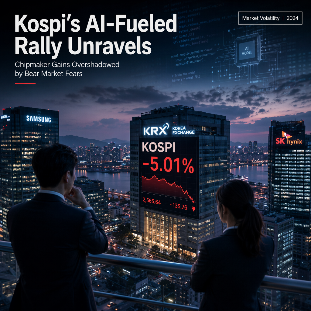 South Korea's Kospi Plunges into Bear Market Amid AI Stock Sell-Off Despite Strong Chipmaker Earnings