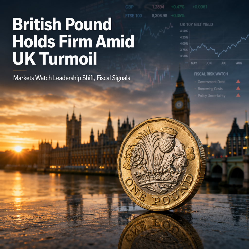 British Pound Rises as Markets Eye UK Leadership Transition and Fiscal Policy Risks