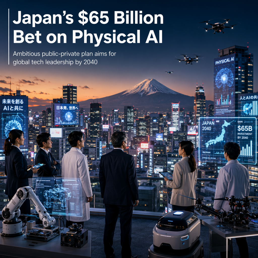 Japan Unveils $65 Billion Public-Private Investment Plan for Physical AI by 2040