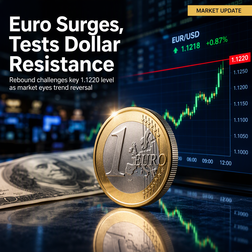 Euro Rebounds Sharply, Tests Key Resistance Against US Dollar