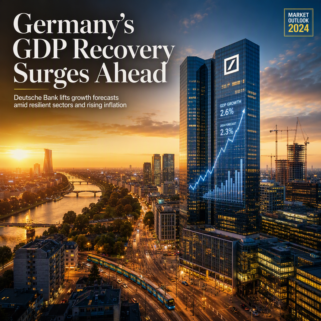 Deutsche Bank Highlights Germany's GDP Recovery Momentum and Outlook