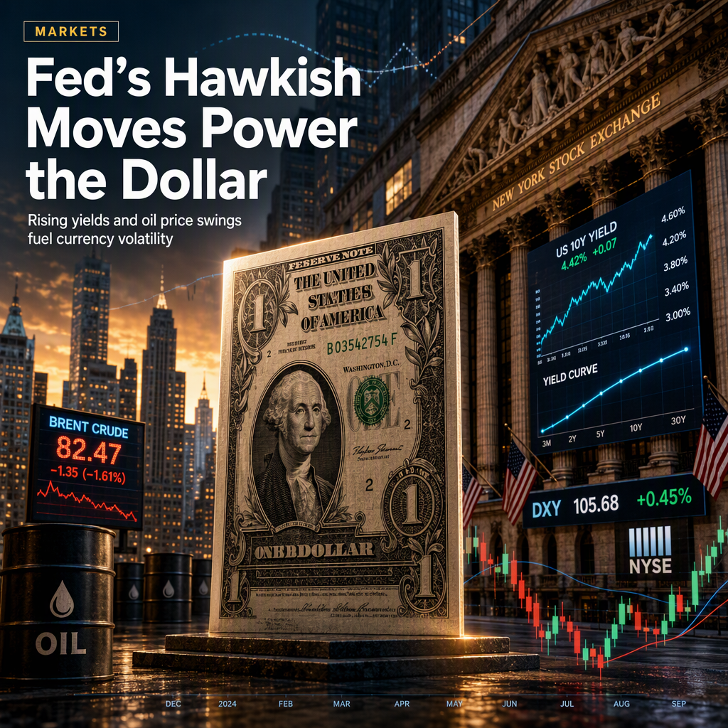 Fed's Hawkish Stance and Rising Yields Bolster US Dollar Amid Oil Price Uncertainty