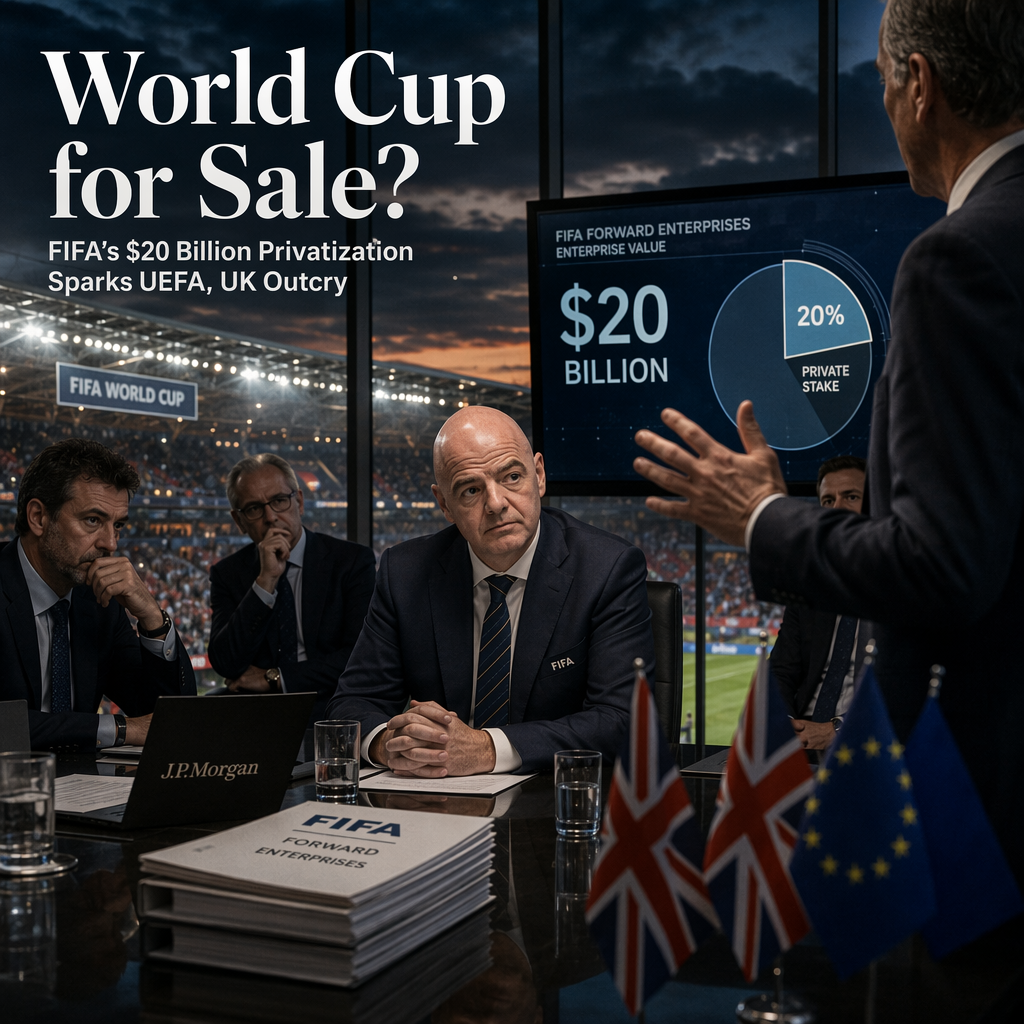 FIFA Faces $20 Billion World Cup Privatization Backlash as UEFA and UK PM Object