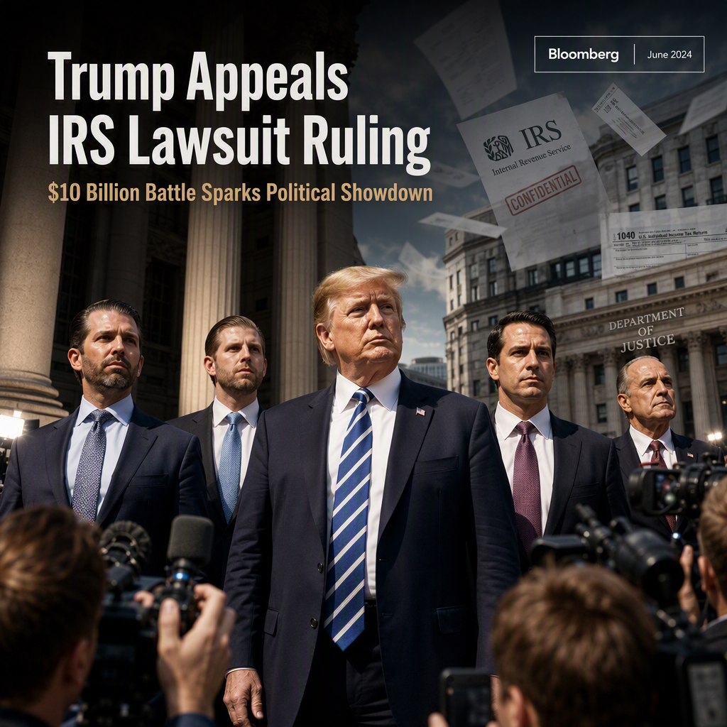 Trump Appeals Judge's Ruling on $10 Billion IRS Lawsuit Amid Controversial Settlement and Political Standoff