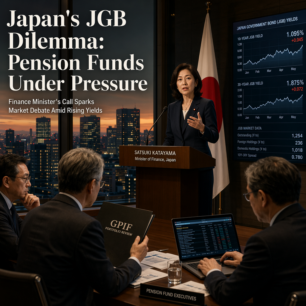 Japan Finance Minister Urges Pension Funds to Boost JGB Holdings, Sparking Market Debate