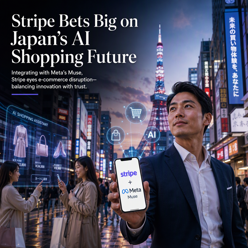 Stripe Targets Japan's AI Shopping Market with Meta's Muse Integration