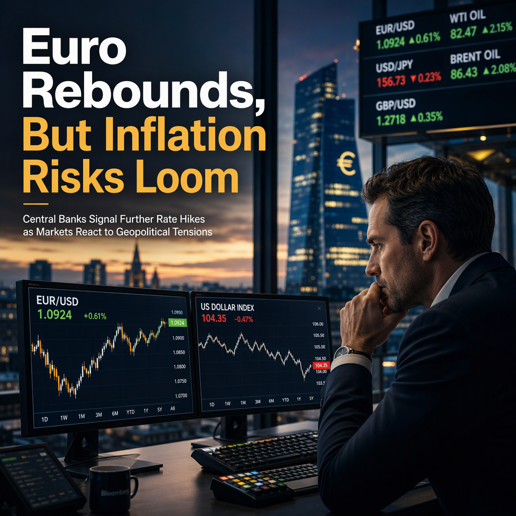 Euro Recovers as US Yields Retreat, but Inflation and Rate Hike Risks Persist