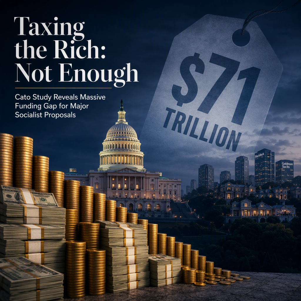 Study Finds Taxing the Rich and Corporations Falls Short of Funding Major Socialist Proposals